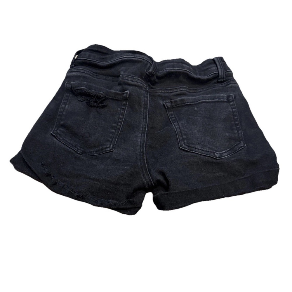 Wax‎ Jean Black Shorts Denim Juniors Sz Large 24" Waist